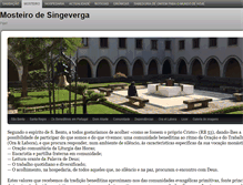 Tablet Screenshot of mosteirodesingeverga.com
